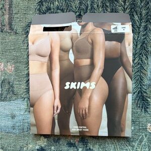 SKIMS Core Control Solutionware - High Waist Thong in Sand, size medium